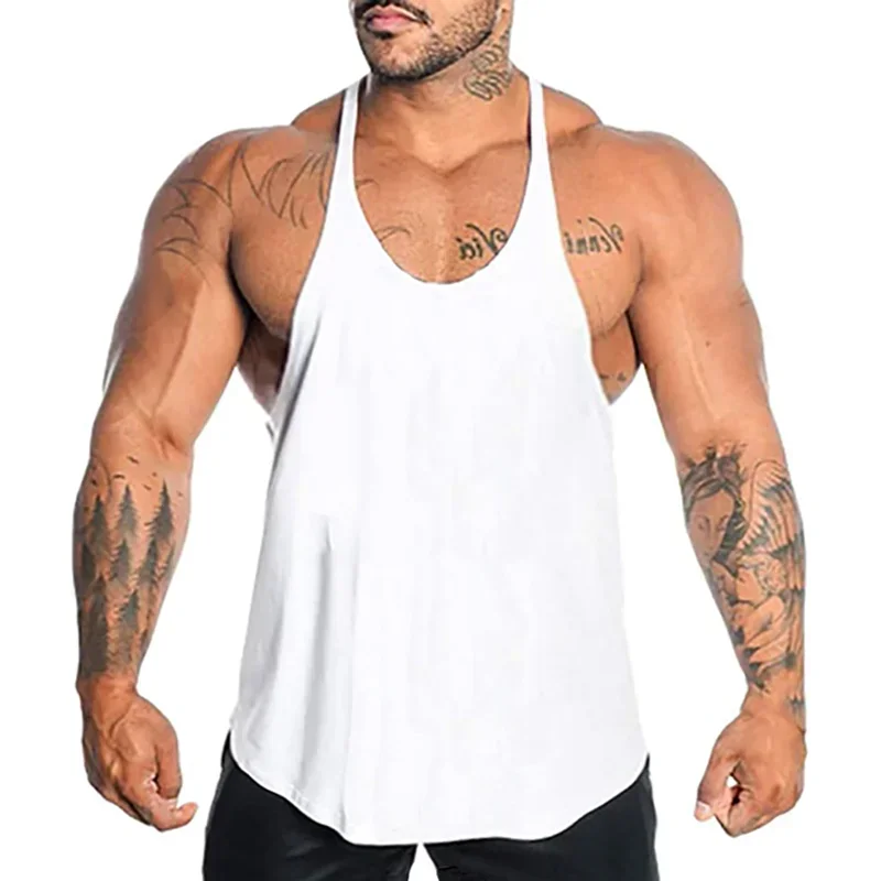 Suspender Tank Top - Coletes de corrida dos homens sem