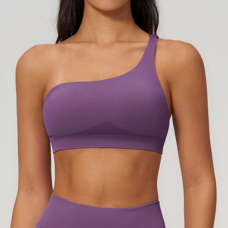 Quick Dry Underwear - Top esportivo feminino de ombro único