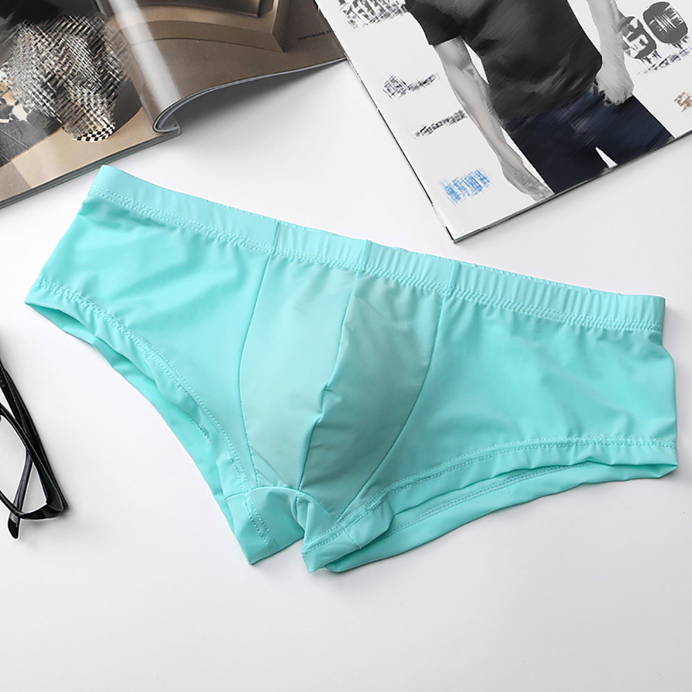 Trunk Breathable Men - Cuecas boxer de seda gelo respirável