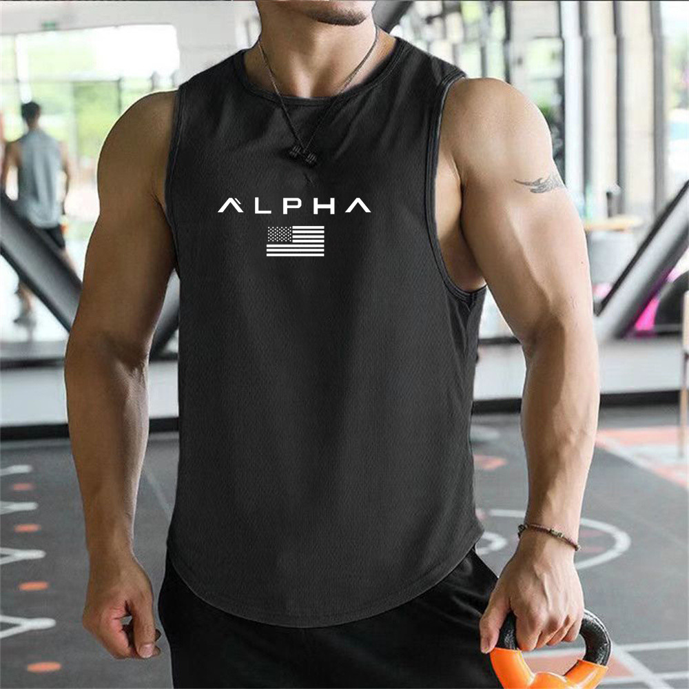 Undershirt Crew Neck - Colete de Fitness Masculino Alpha com