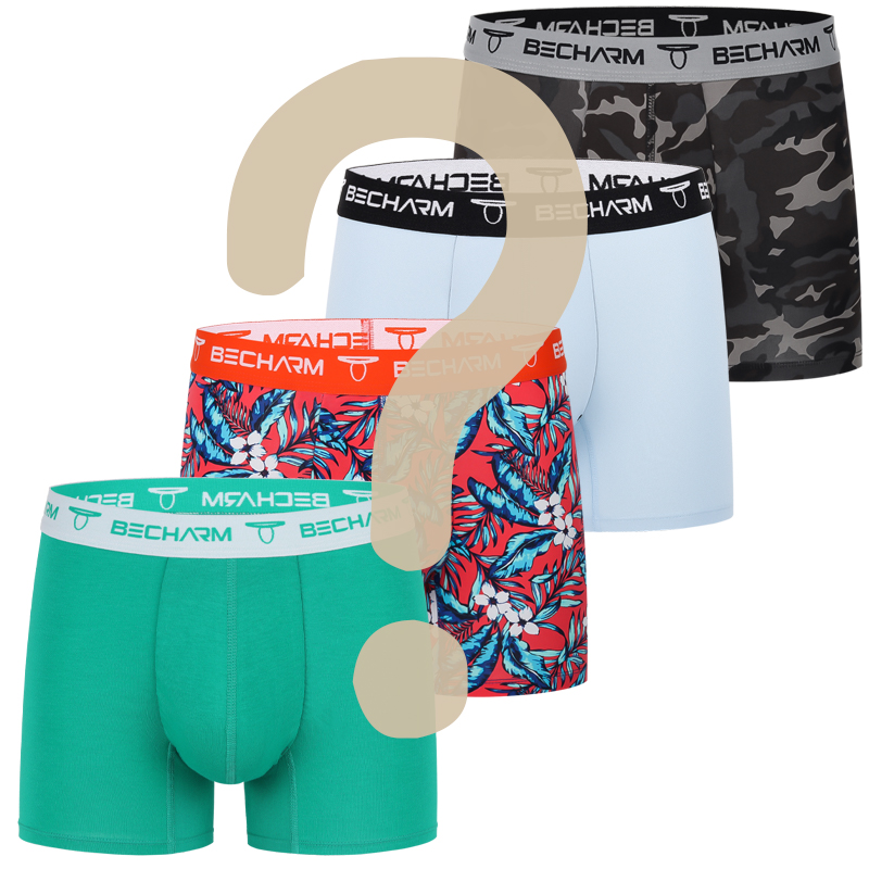 Boxer Brief Pack Cotton - Conjunto de 4 Peças de Cuecas