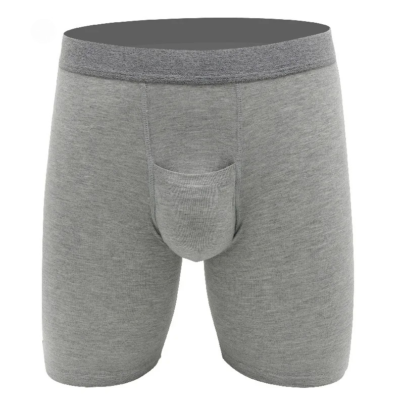 Long Leg Trunk Men - Cuecas Masculinas Estilo Boxy com Aumento