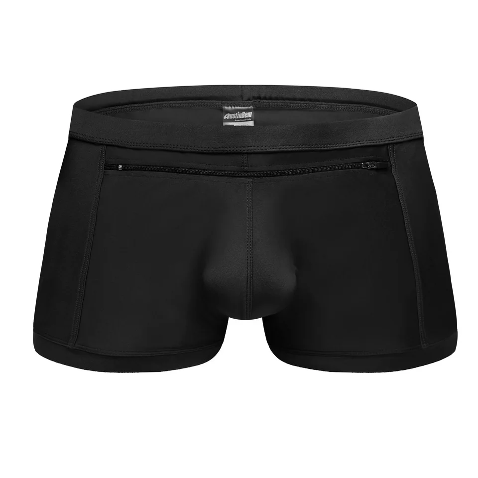Bamboo Fiber Trunk - Calções de banho de verão masculino