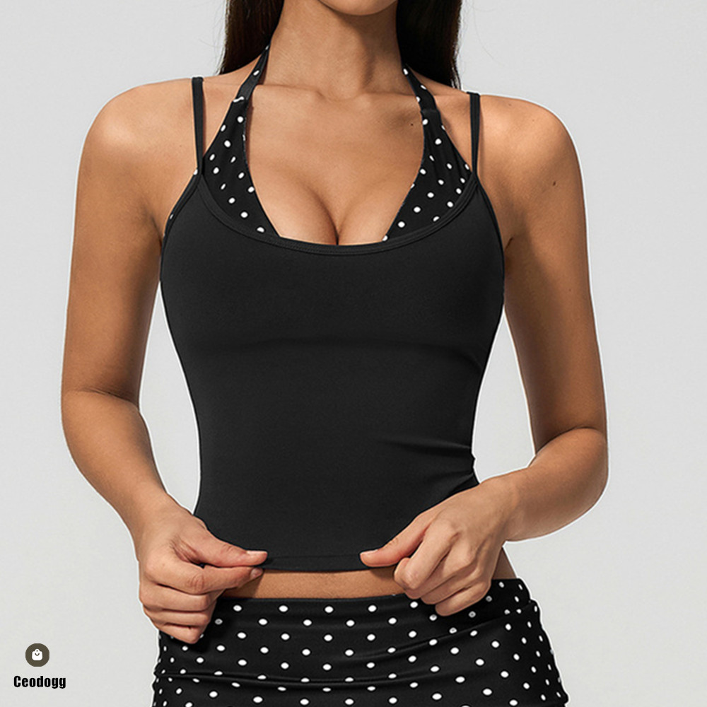 Suspender Tank Top - Top de Yoga com Alças para