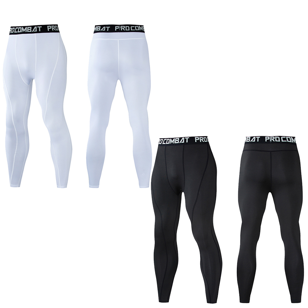 Compression Long Pant - Leggings homens ginásio correndo collants calças