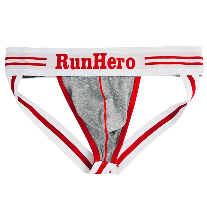 Jockstrap Athletic - Estilo europeu masculino algodão jockstraps cintura