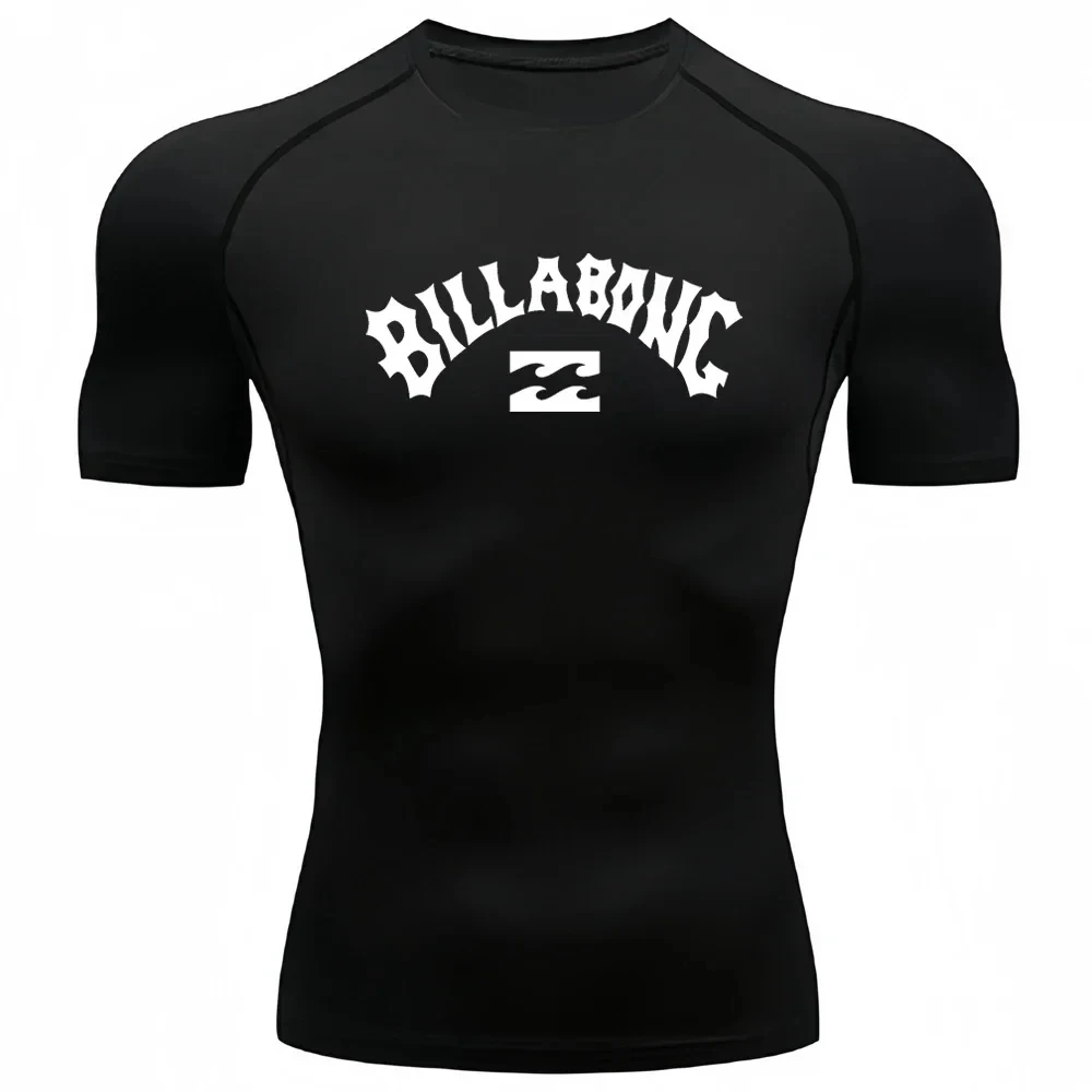 T Shirt Tight Fit - Camiseta masculina com proteção UV, roupa