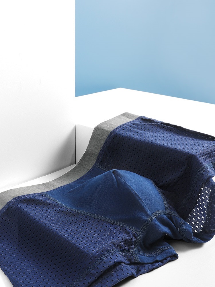 Mesh Sport Boxer - Roupa interior masculina boxers esporte malha