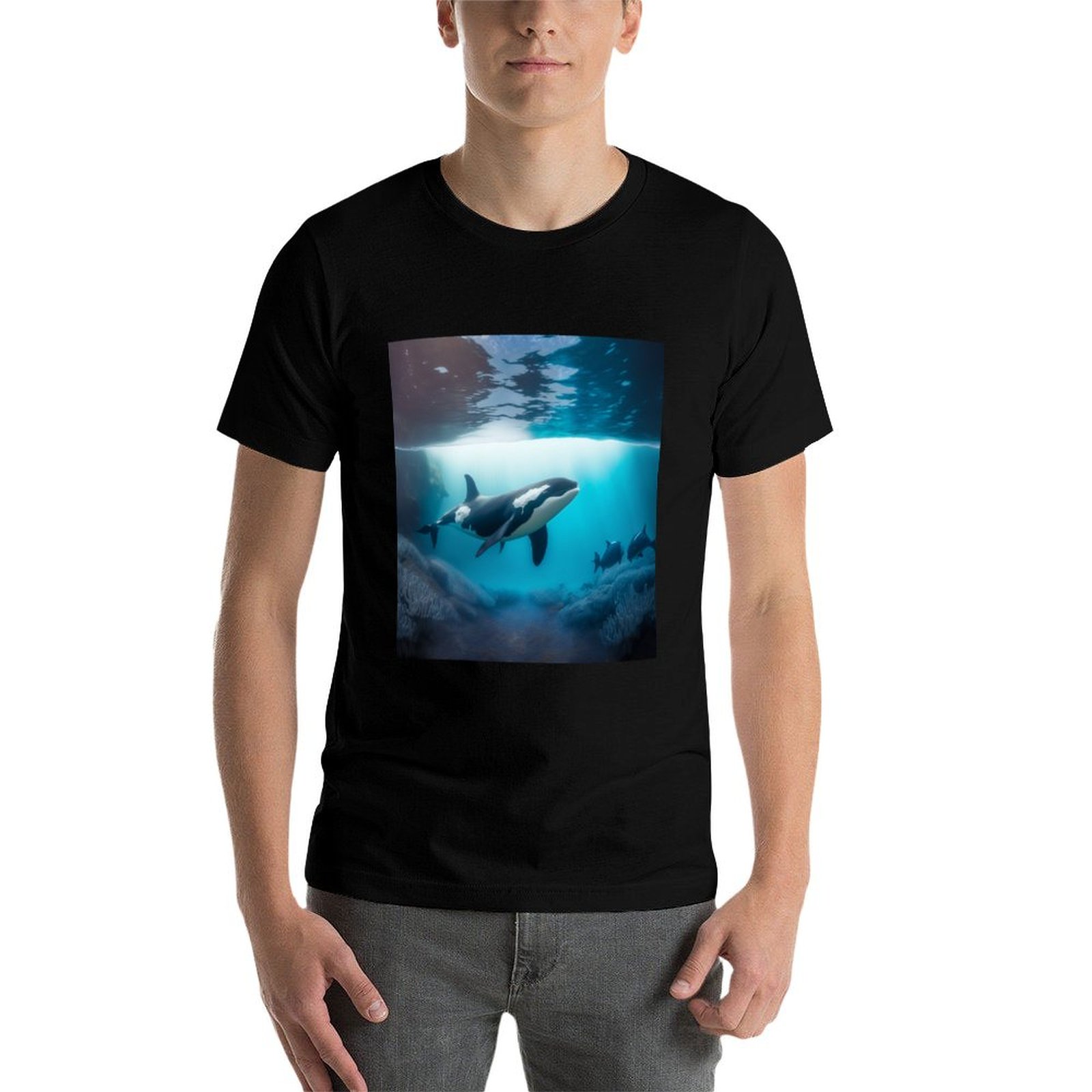 Camiseta Under Sea Orca Camise - Undershirt Crew Neck avaliação e preço