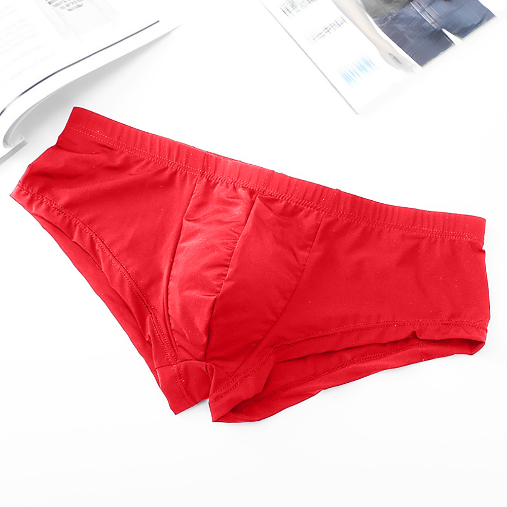 Cuecas boxer de seda gelo resp - Trunk Breathable Men avaliação e preço