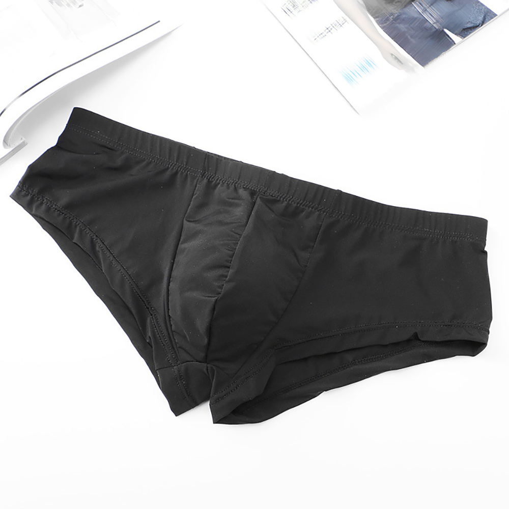Cuecas boxer de seda gelo resp - Trunk Breathable Men avaliação e preço