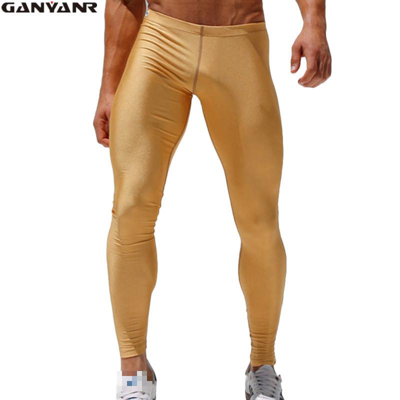 GANYANR-Calças justas para hom - Compression Long Pant avaliação e preço