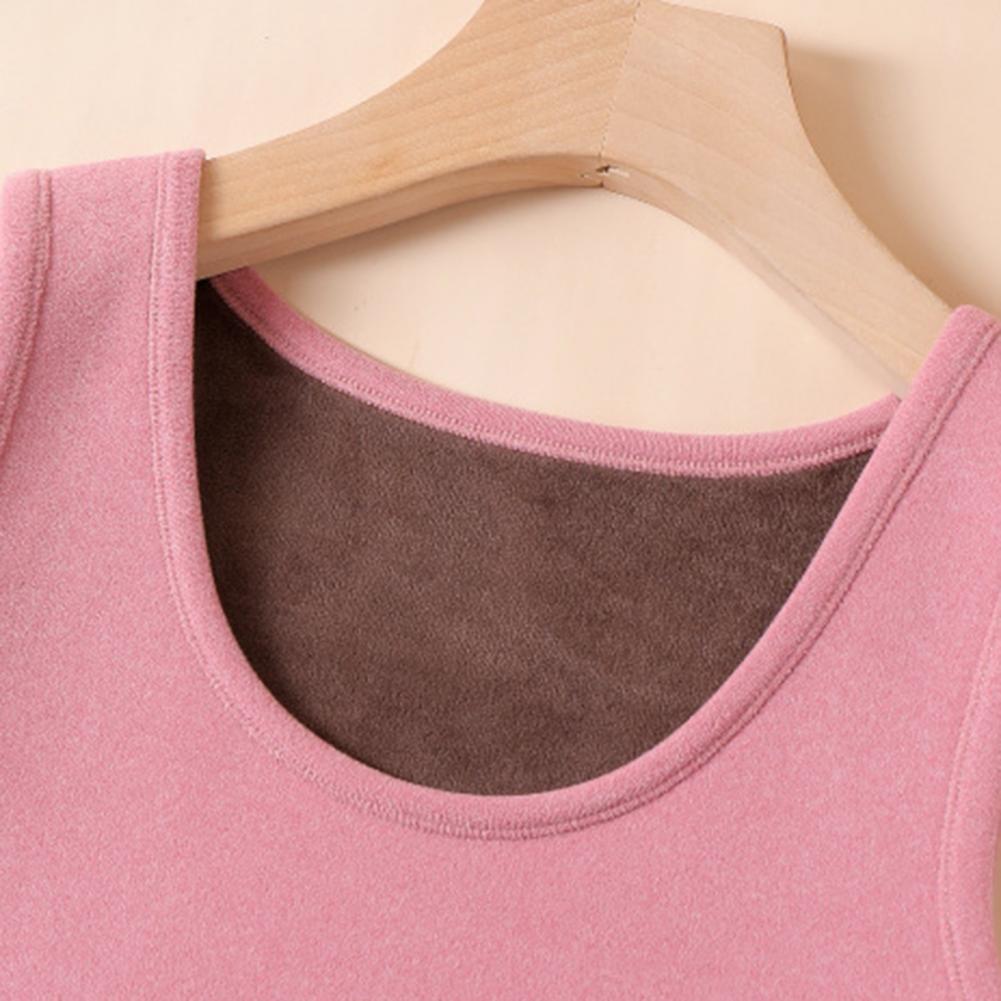 Velo forrado feminino tanque t - Undershirt Crew Neck avaliação e preço