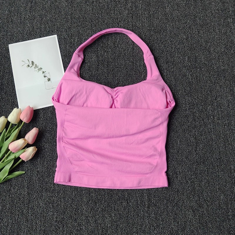 Feminino sem costura halter su - Suspender Tank Top avaliação e preço