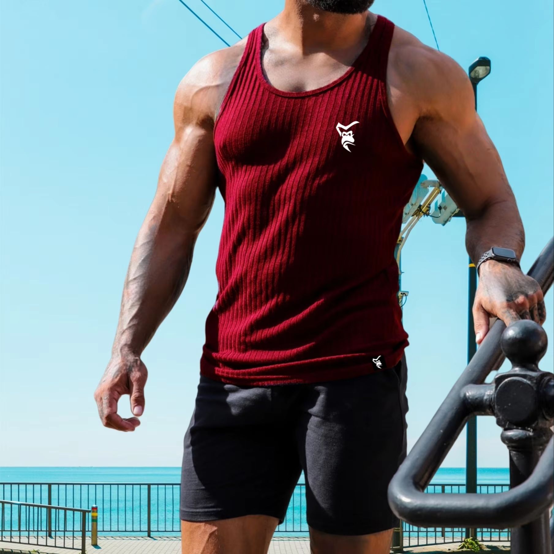 NOVO Colete Masculino Esportiv - Sleeveless Undershirt avaliação e preço