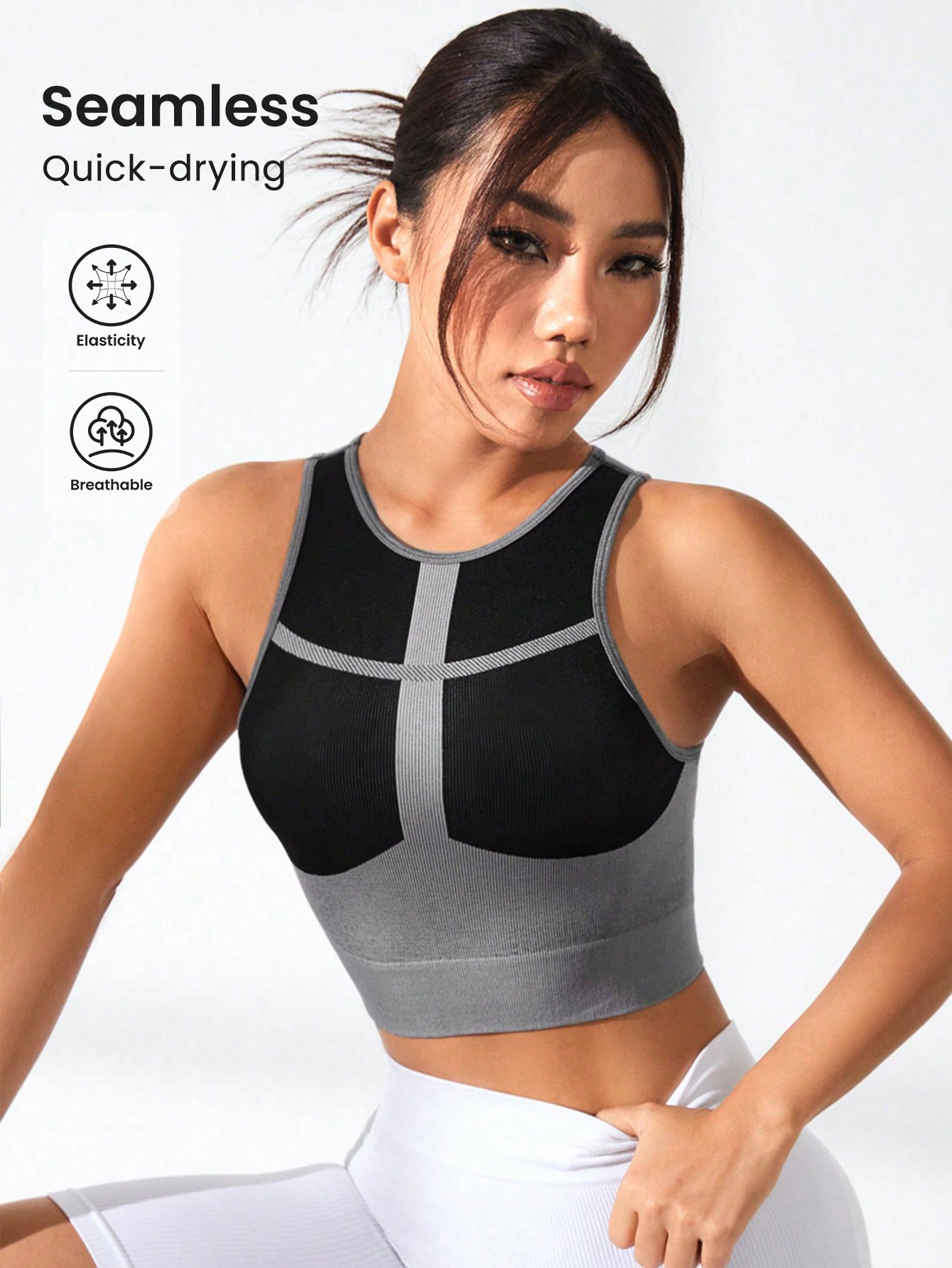 Top Cropped Feminino Color Blo - Tank Top Ribbed avaliação e preço