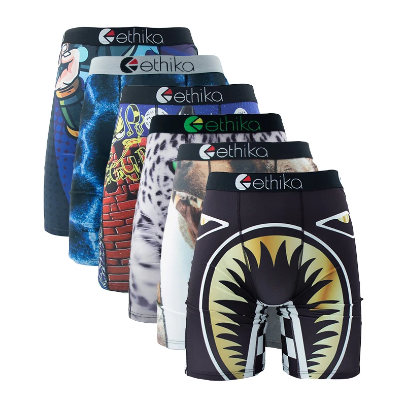 Ethika 6 pçs roupa interior ma - Boxer Shorts Modal avaliação e preço