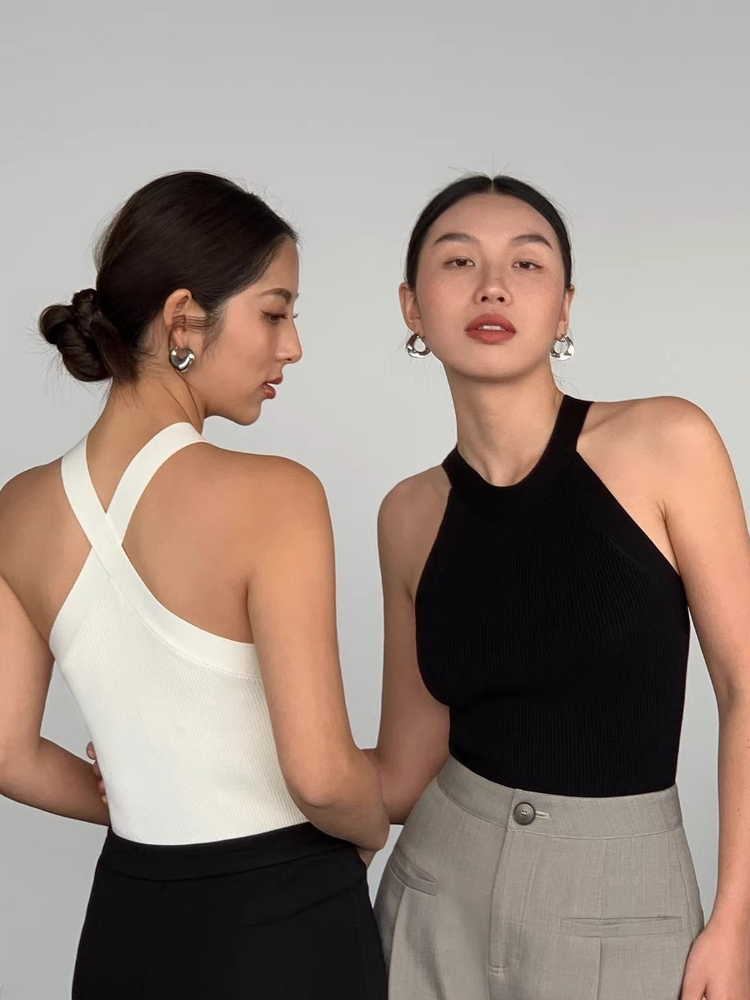 AOSSVIAO 2026 Novo Top Curto S - Suspender Tank Top avaliação e preço