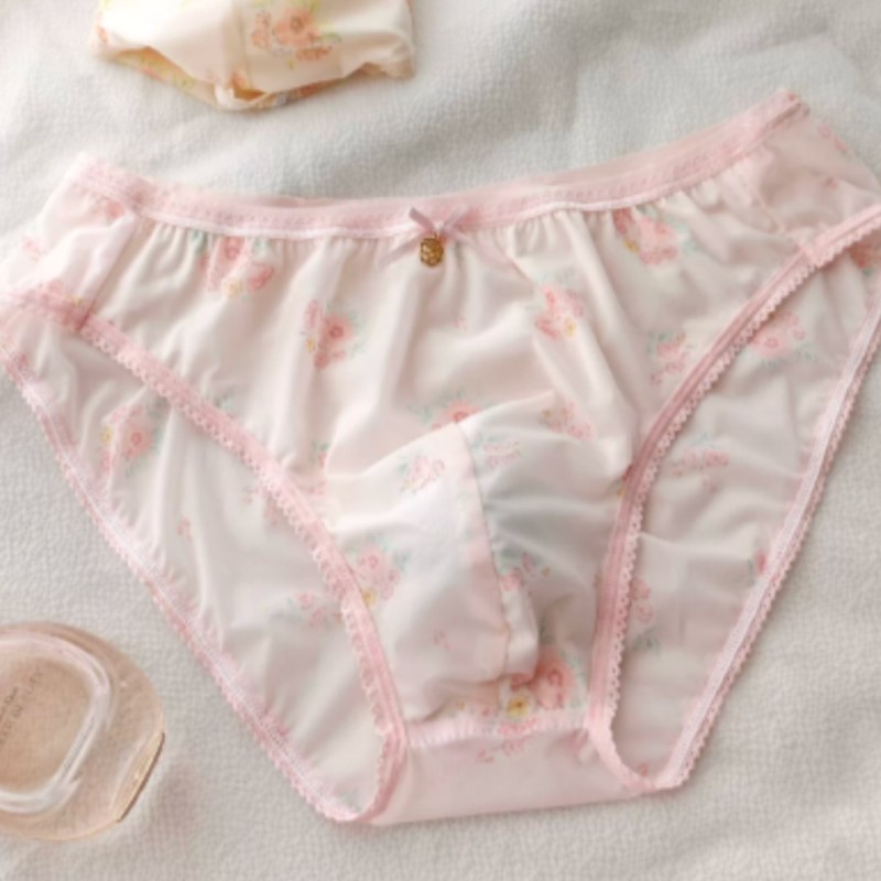 Nova Cueca Tanga Japonesa Flor - Boxer Shorts Modal avaliação e preço