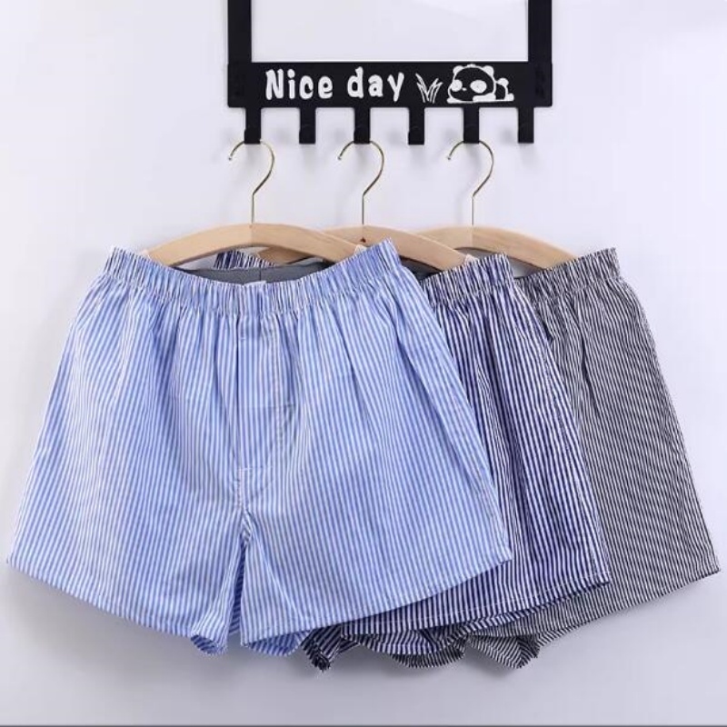 3 pc/lote M-3XL clássico xadre - Boxer Brief Pack Cotton avaliação e preço