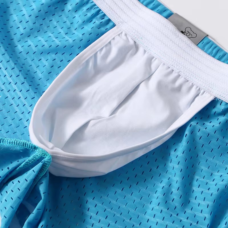 Shorts Masculinos de Malha com - Mesh Sport Boxer avaliação e preço