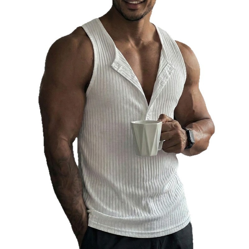 Regata Esportiva de Cor Sólida - Tank Top Ribbed avaliação e preço