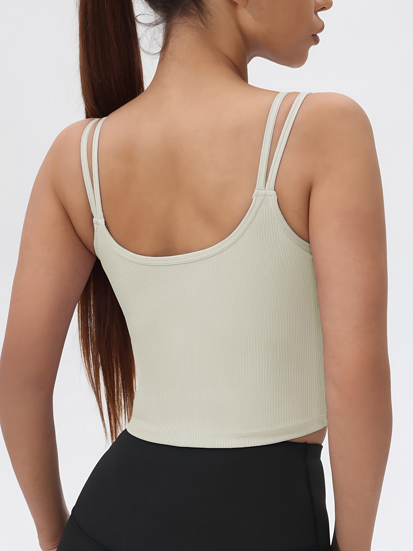 Regata esportiva feminina crop - Tank Top Ribbed avaliação e preço