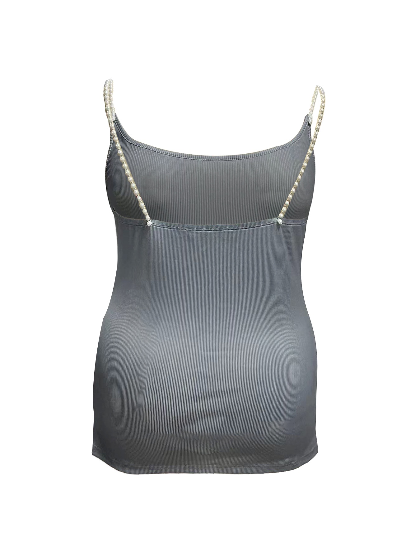 Camiseta cropped cinza com dec - Tank Top Ribbed avaliação e preço
